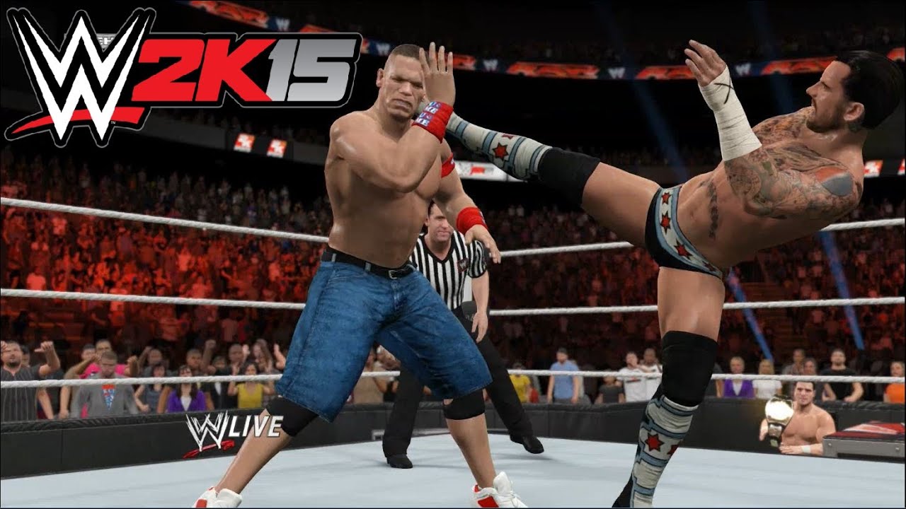 WWE 2K15 - CM Punk vs. John Cena: Monday Night Raw | PS4 Gameplay