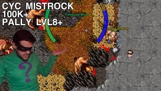 Tibia - Pally lvl 8+ 100k/h+ Xp - CYC MISTROCK Bestiary easy hunt