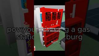 Pov: your building a gas station in bloxburg #bloxburg #welcometobloxburg #roblox #relatable
