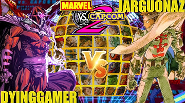 MvC2 Mvci Umvc3 JARGUONAZZ vs DYINGGAMER (Fightcade) pt 1