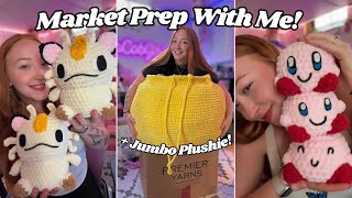 Crochet Market Prep! ✨ Crocheting Pokemon Plushies! 🥰 + Jumbo Plushie Returns???