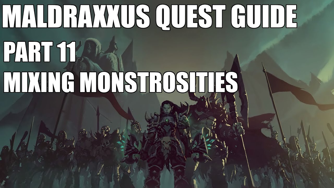 Shadowlands Quest Guide - Maldraxxus Part 11 - Mixing Monstrosities