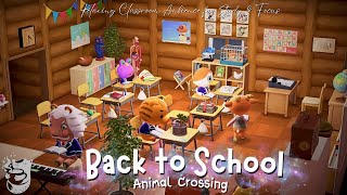 Back to School in Animal Crossing 🎶 | Relaxing Classroom Ambience for Study & Focus