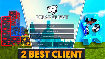 2 Best FPS Boost Client for MCPE 1.19+. || Quick loot, Armour HUD, Better UI