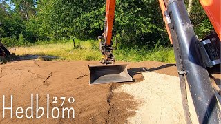 Continuing work around the barn - Excavator Time Lapse - ep. 270