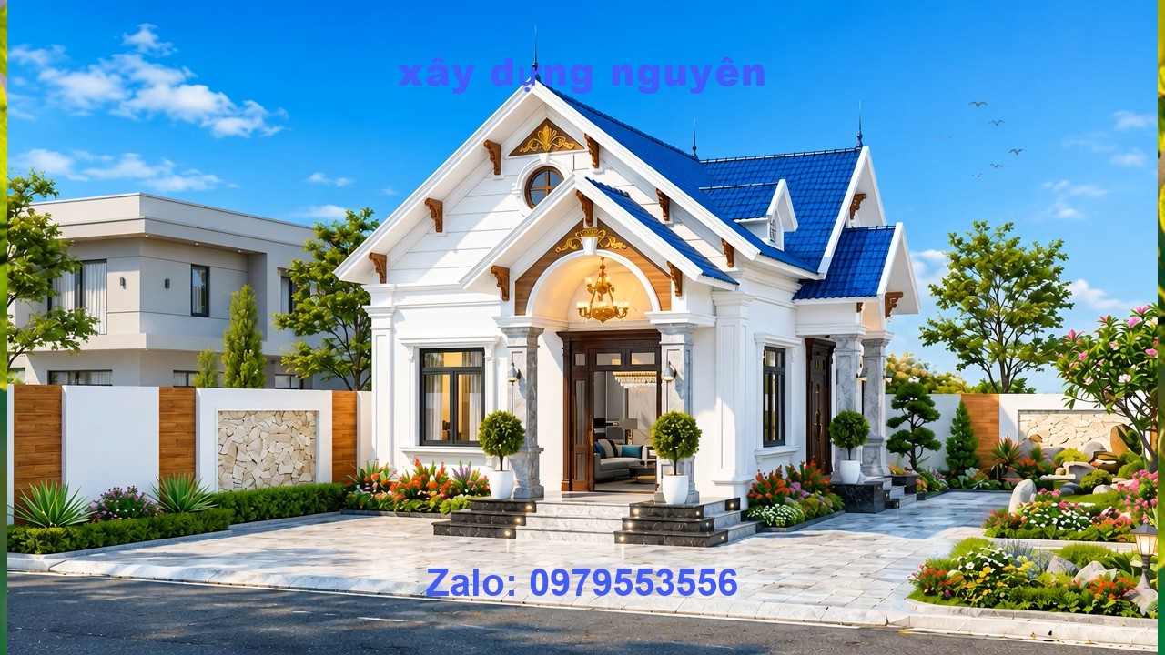 Mẫu Nhà Cấp 4 Mái Thái Diện Tích 7x18m Thiết Kế 3 Phòng Ngủ #nhacap4 #maithai