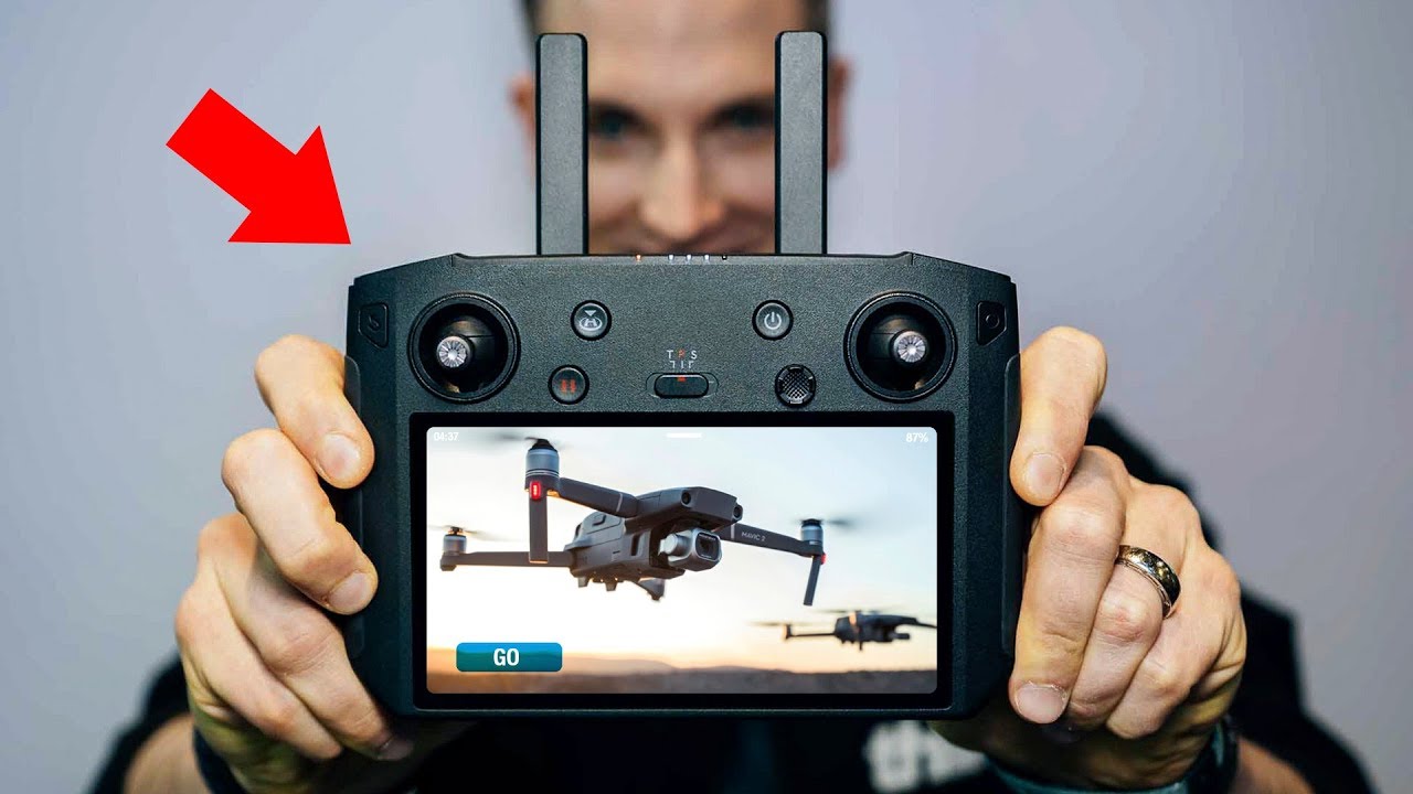 Drone with Built-In HD Screen! DJI Smart Controller - YouTube