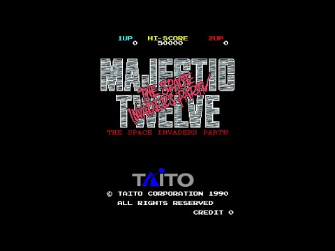 Majestic Twelve - The Space Invaders Part IV. [Arcade - Taito]. (1990). ALL.