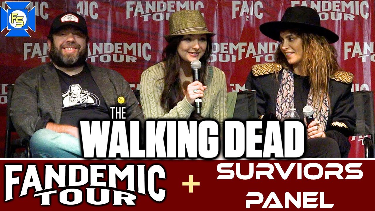 TWD SURVIVORS Panel (Hilker, McClincy, Fogler) – Fandemic Dead 2022