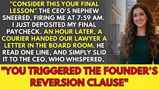 He Fired Me at 7:59 AM. By 9 AM, I Triggered the Founder's Clause. ♟️