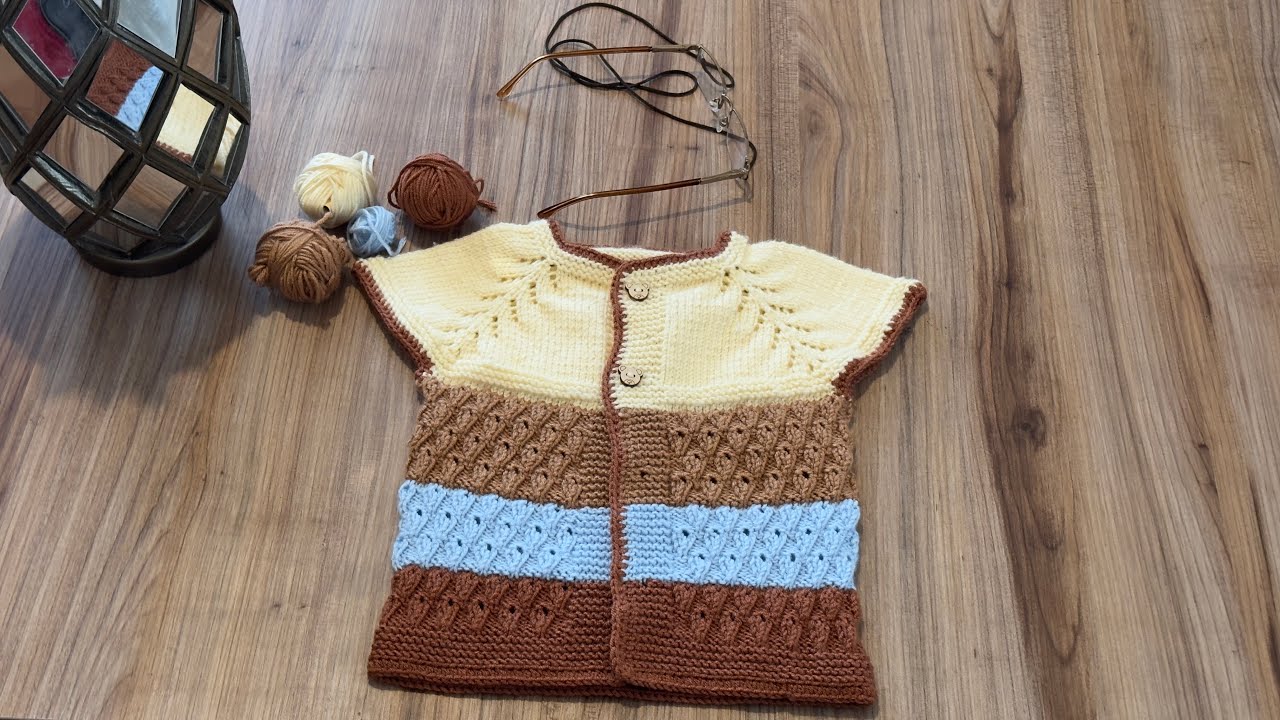 Artan İpleri Değerlendirmek | Bebek Yelek Modeli