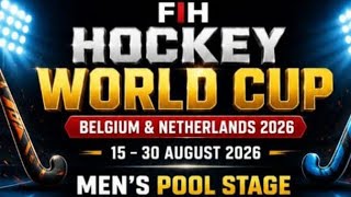 FIH Hockey World Cup 2026 Men's Pools A, B, C & D | All 16 Teams Revealed 🏑#hockey 