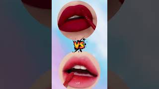 pink vs red lipstick #shorts #tiktok #makeup #totural_makeup #lipstick #korean_lipstick #fashion
