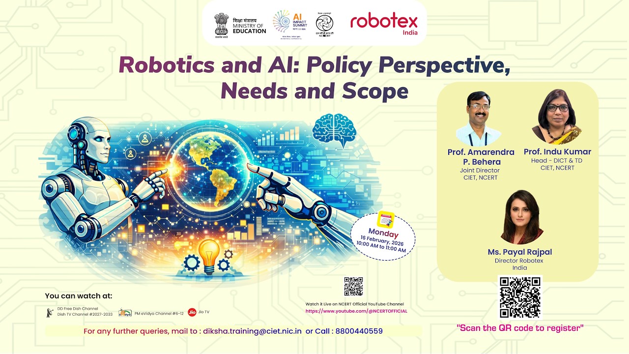 Robotics and Al: Policy Perspective, Needs and Scope