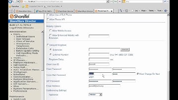 Creating Users in ShoreWare Director