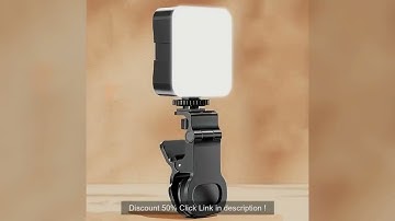 Multi-purpose Mobile Fill Light Portable Mini Clip-on Fill Light ?USB Charging,10 Brightness Modes F