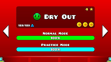 Geometry Dash Walkthrough - Level 4 (Dry Out) [ALL COINS]
