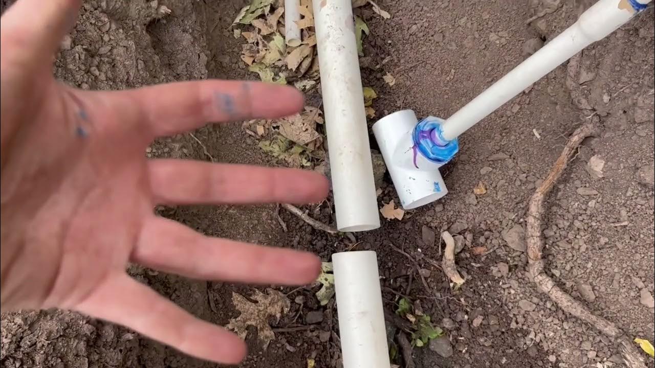 How to Fix PVC Water Line Off Grid YouTube