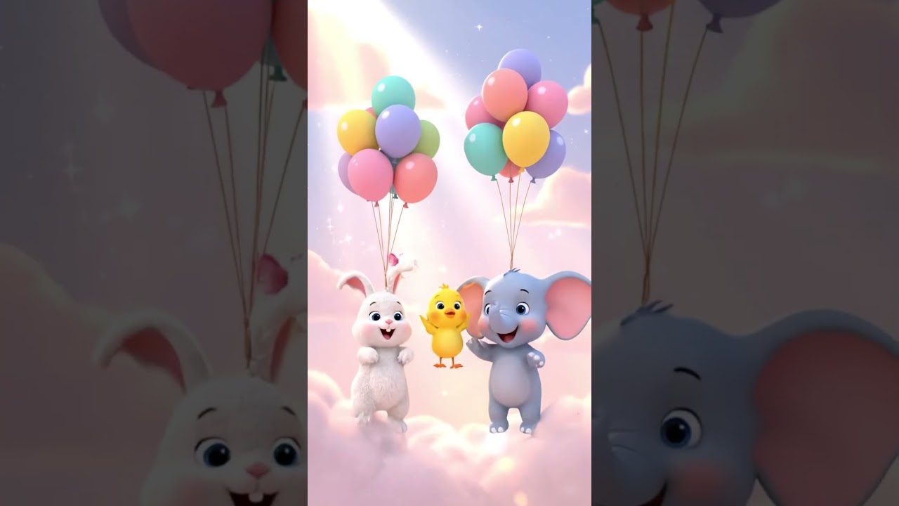 Flying Balloon Fun 🌈🎈 