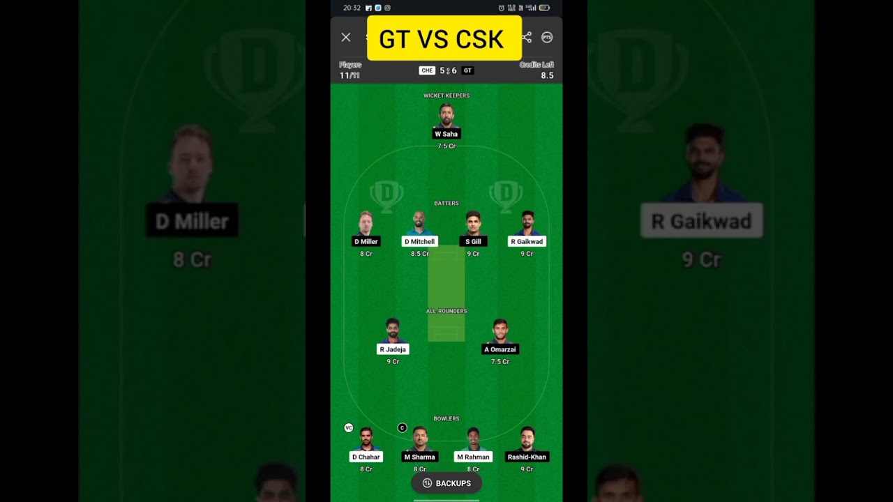 CSK VS GT TODAY DREAM 11 TEAM | GRAND LEAGUE TEAM | TEAM PREDICTION | IPL 2024 