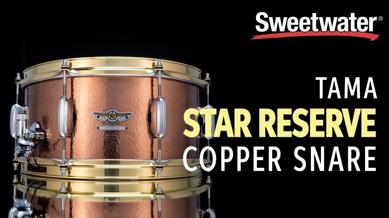 Tama Star Reserve Hand Hammered Copper Snare Drum Demo