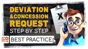 Supplier Deviation Request [Concession Process] Step by Step I Best Practice
