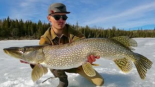 PIKE ARE HUNGRY  Extreme Late Ice Mission (first open water?)