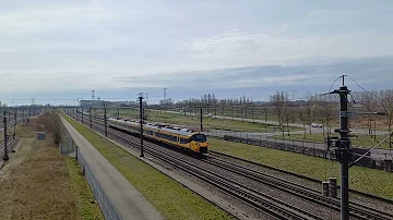 NS ICNG 3111 over de HSL bij Lage Zwaluwe!
