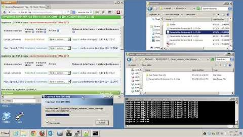 SwiftStor Cluster Demo CIFS failover using Nexenta on Cisco UCS