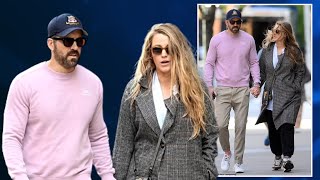 Ryan Reynolds and Blake Lively's Stylish Morning Stroll in NYC
