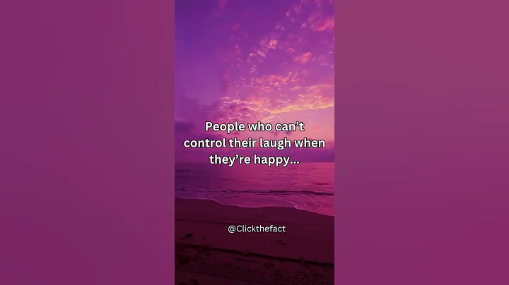 People who can’t control their laugh when they’re happy #shorts
