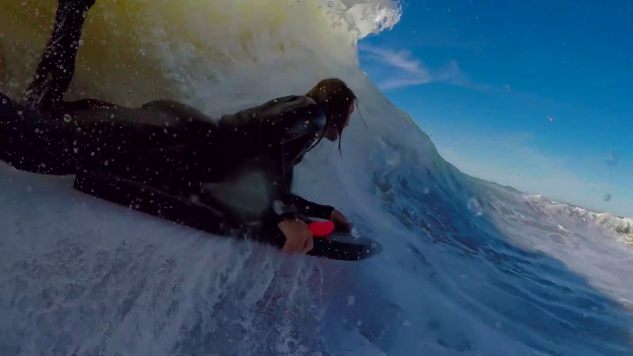 Alex Johnston Bodyboarding Amazing Wedge Newport Beach!!! March 2nd