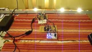 Arduino + IR receiver + Remote control + 15x1W LED PWM output - final test 3/4