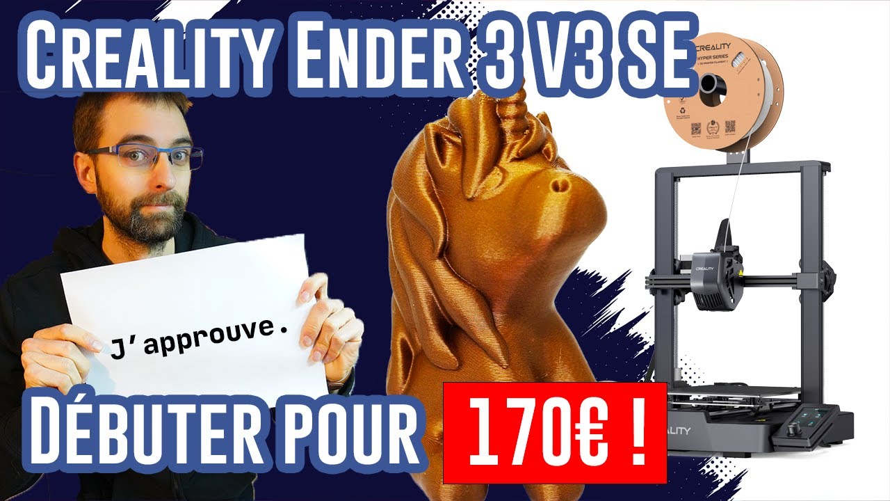 Ender 3 V3 SE : le top du top pour débuter l'impression 3D pas cher ! Avec  profil Orca Slicer ! 