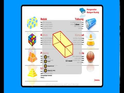  Bangun  Ruang  berupa Kubus Balok Prisma  Tabung Kerucut 