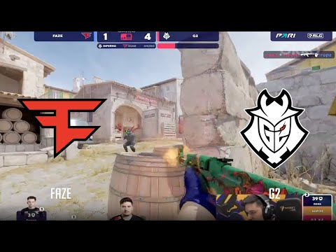 (RU) FaZe vs G2 - Карта 1 - Лучшие моменты BLAST Premier World Final 2023