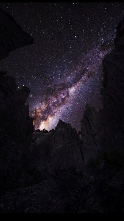 Witnessing the Night Sky's Hidden Beauty Without Light Pollution😍😍