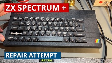Sinclair ZX Spectrum+ repair attempt - Several faults - Part 1