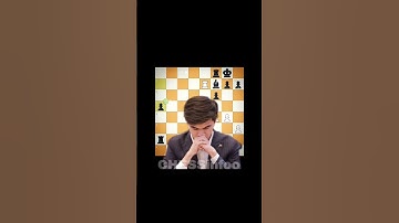 Javokhir Sindarov brilliancy ✨🤫 #shorts #Magnus #brilliant move#viral