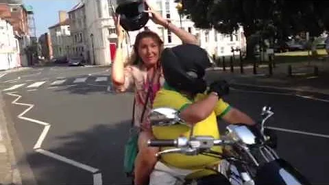 Debbie Maguire motorbike