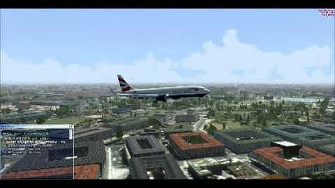 737-800 ILS landing Heathrow(FSX)