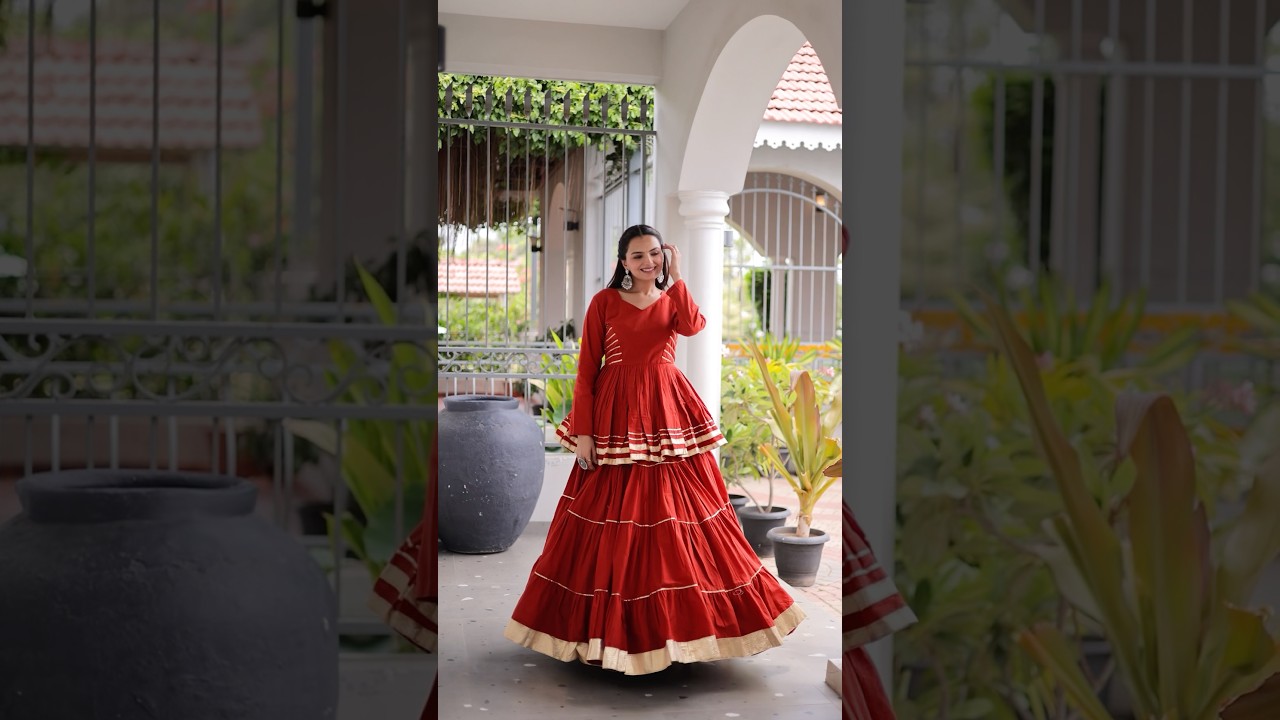 Off White Cora Cotton Lehenga