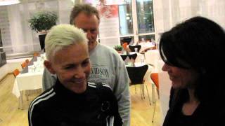 8 March 2014 Marie in Växjö after the show