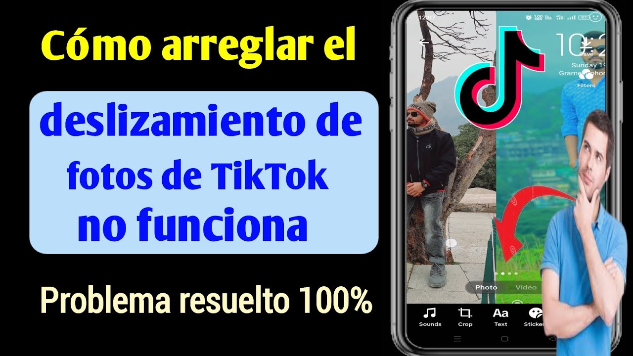 Cómo arreglar el deslizamiento de fotos de TikTok que no funciona - YouTube