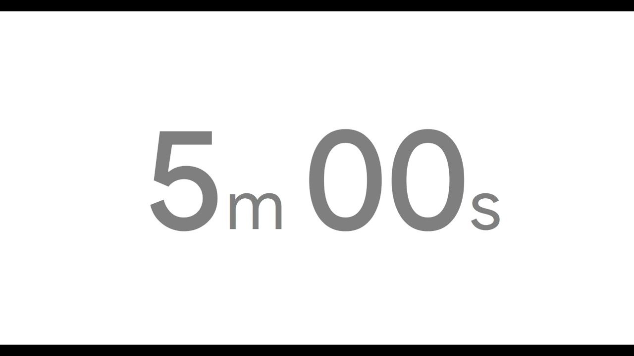 5 MINUTE COUNTDOWN TIMER (5 MINUTES TIMER) ⏳ - YouTube