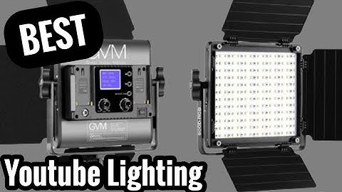 BEST LIGHTING FOR YOUTUBE VIDEOS, TIKTOK, STREAMING & PHOTOGRAPHY GVM RGB Led Video Light