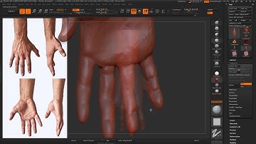 Sculpting a Hand in Zbrush (Full Tutorial at BadKing.com.au)