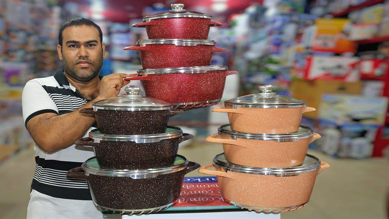 মার্বেল কুকওয়্যার সেট | Best Cookware Sets 2020 | Marble cookware set ...