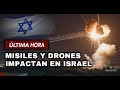 Ultima hora  misiles y drones iranes impactan en israel se espera respuesta militar israel