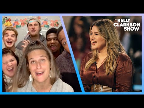 Kelly Meets Viral A Cappella Group Who Covered 'Christmas Isn't Canceled (Just You)' On TikTok